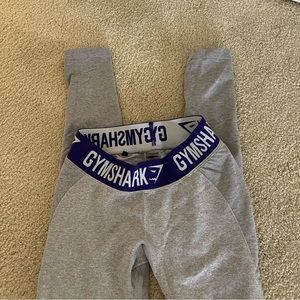 Women’s grey elastic gymshark leggings size XS